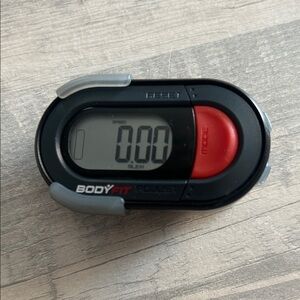 BodyFit Digital Pedometer Step Counter Fitness Tracker